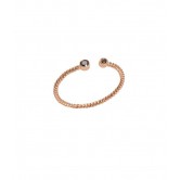 Ring Pink Gold / Black Diamonds - LOVINGSTONE